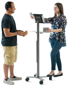 Anthro Peanut Tablet Floor Stand Retail